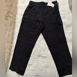 Apiece apart black linen pants [material not listed. feels like linen]  NWT